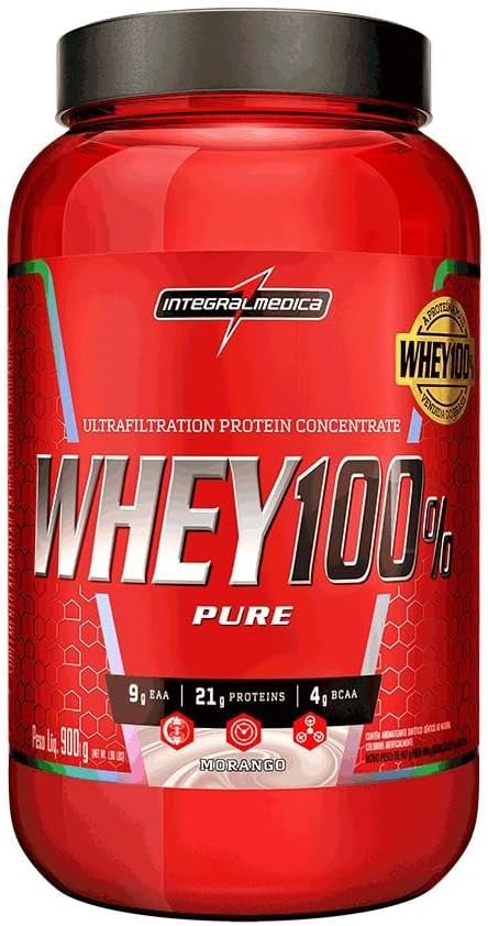 Integralmedica - Whey Protein Concentrado 100% Pure - Pote 900g