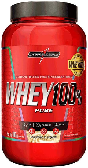 Integralmedica - Whey Protein Concentrado 100% Pure - Pote 900g