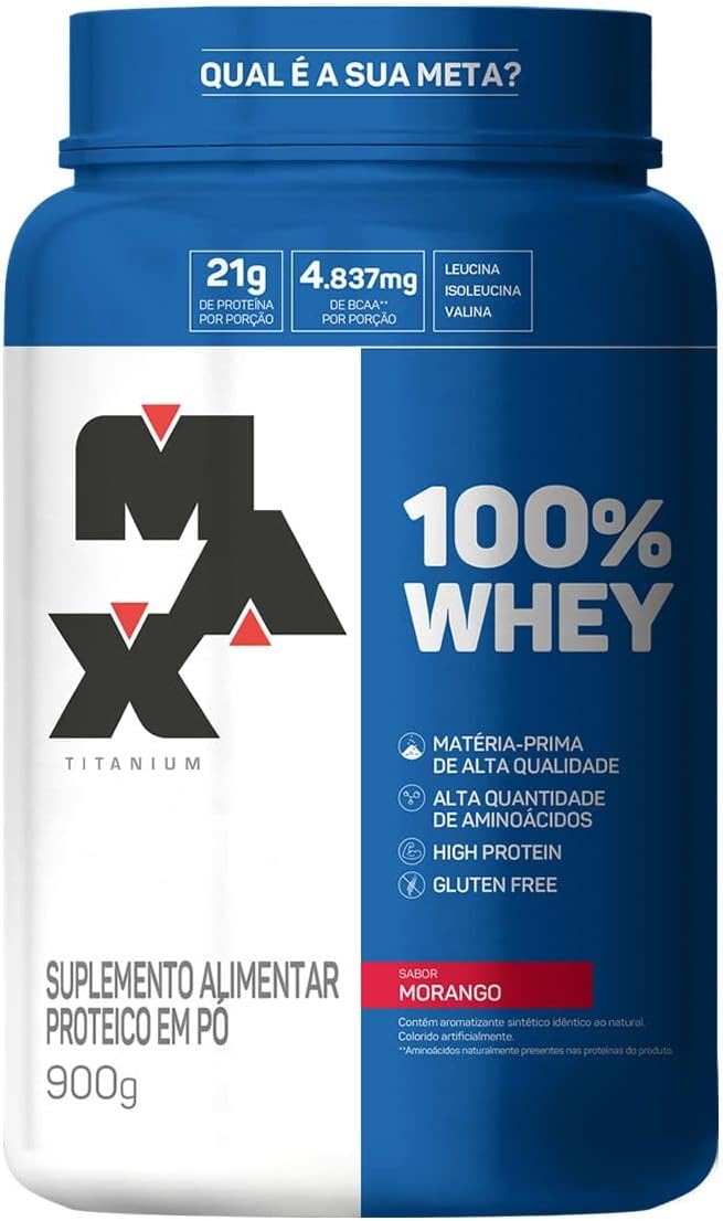 Max Titanium 100% Whey - 900G