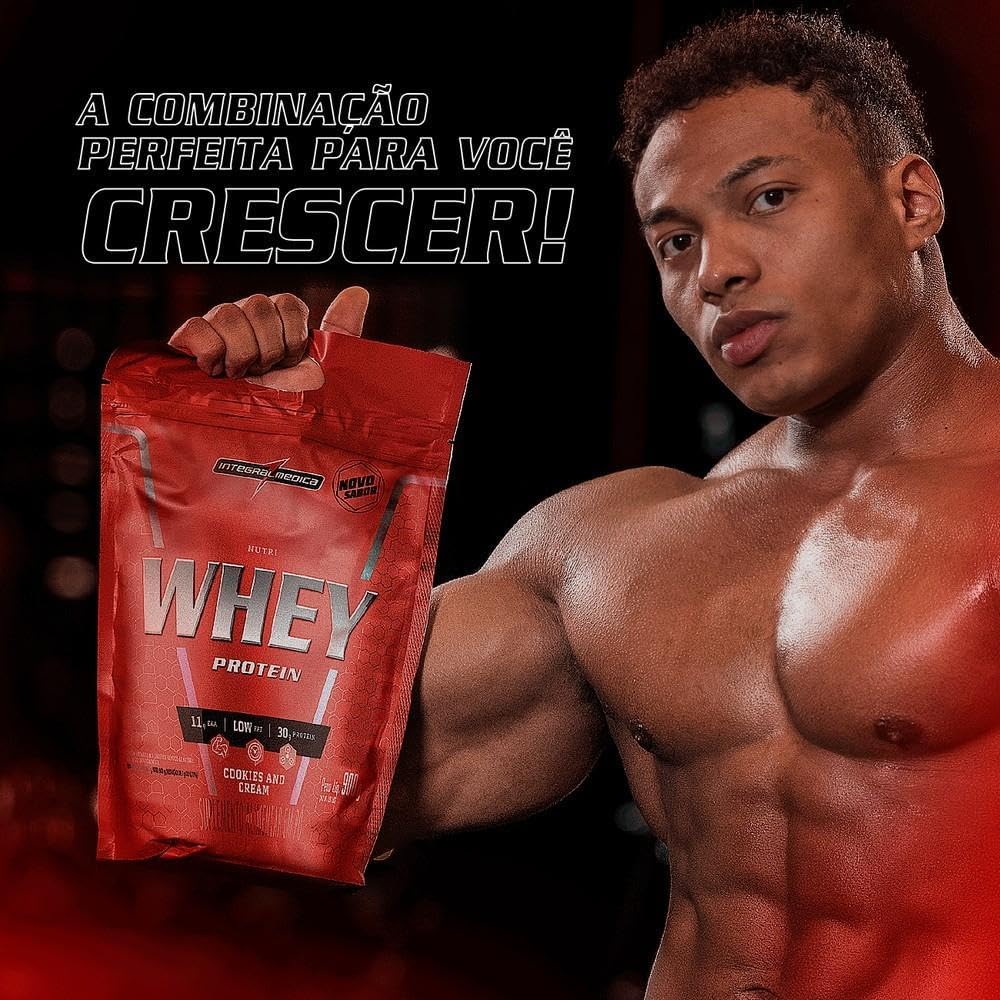 Integralmédica - Nutri Whey Protein Chocolate - Pote 900g